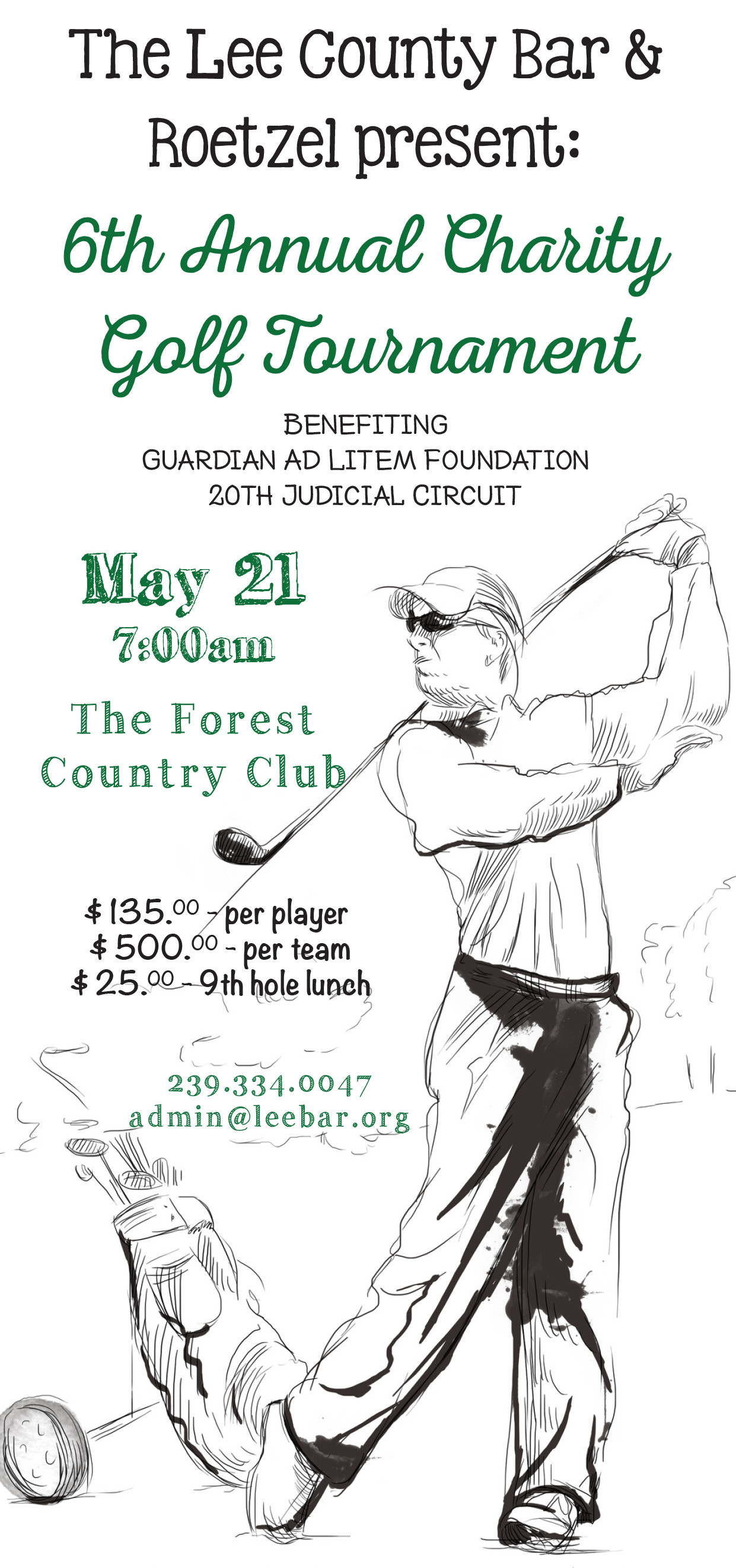 GOLF TOURNAMENT AD