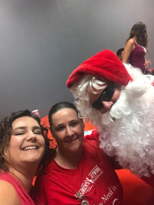 YLD Holidays in July Lauren Childrens Network Rep and Santa