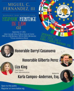 Hispanic Heritage Month Luncheon, September 2021